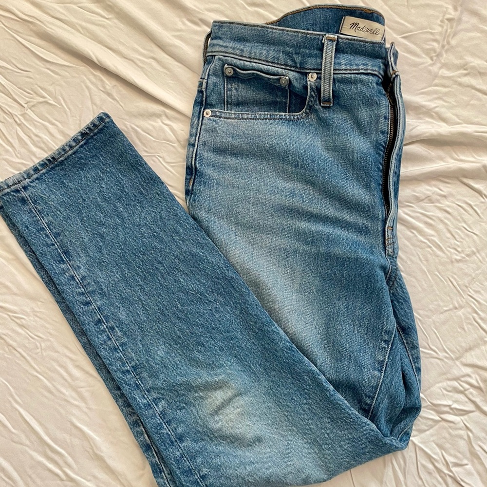 Madewell High Rise The Perfect Vintage Jean  - classic blue jeans